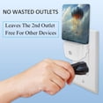 thumbnail image 3 of Jellyfish LED Square Night Lights: Energy-Efficient and Stylish Illumination Device for Bedrooms and Living Areas, Set of 2, 200 Characters., 3 of 6