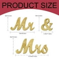 thumbnail image 3 of SMKE Mr And Mrs Sign For Wedding Party Table,Wedding Decorations For Reception,Wedding Signs Black, 3 of 4