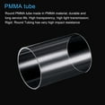 thumbnail image 4 of Uxcell Acrylic Pipe Rigid Tube for Lighting Models Plumbing Crafts 66mm x 70mm, 4 of 6