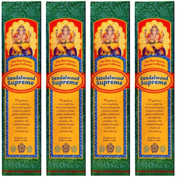 Incense Sandalwood Supreme - 30 Gram Box - Sold in Quantities of 4 Boxes