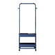 thumbnail image 1 of Perchero con ruedas multiusos, organizador de ropa con ruedas, armario pequeño para Azul, 1 of 8