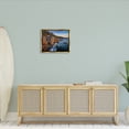 thumbnail image 2 of Stupell Snowy Cliffs Ocean Tide Waves Landscape Photography Gold Floater Framed Art Print Wall Art, 2 of 6