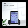 thumbnail image 3 of M5 Bicicleta EléCtrica Pantalla LCD Medidor 24V 36V 48V 60V e Scooter Pantalla de Panel LCD para Bicicleta EléCtrica de MontañA (SM 5PIN), 3 of 5