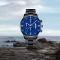 thumbnail image 2 of Msgweeeg Smart Watches for Men Men's Wrist Watches Valentine’s Day Fashion Men's Quartz Watch Openwork Designs Alloy Case Leather Strap Business Casual Wristwatch, 2 of 7
