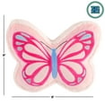 thumbnail image 5 of Your Zone Butterfly Decorative Pillow for Kids, Pink, Spot-clean, 11" H, 5 of 9