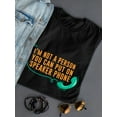 thumbnail image 3 of "I'm Not A Person You Can Put On Speaker Phone" Quote Women T-Shirt, Female x-Large, 3 of 4