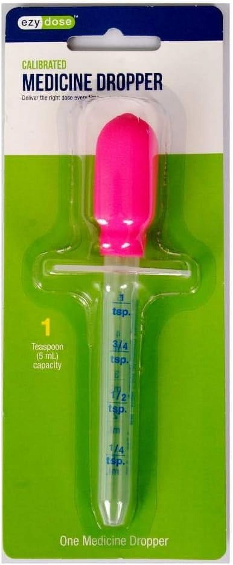 1 Teaspoon (5ml) Plastic Spoon Dropper – Accurate Measuring Spoon For Medicine, Liquid Dosages
