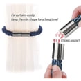 thumbnail image 3 of EASTIN 2Pcs Magnetic Curtain Tiebacks, Decorative Rope Curtain Holdback Handmade Rope Clips Magnetic Buckle, 3 of 6
