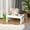 White#5, variant on Dog Bed PawHut 48" x 41" Heavy-Duty Metal Dog Playpen, Outdoor Pet Cage Kennel, Puppy Exercise Fence Barrier with Weather-Resistant Polyester Roof, Locking Door, & Metal Frame,Large Dog Bed