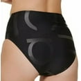 thumbnail image 3 of Calvin Klein BLACK High-Waist Logo Bikini Swim Bottom, US Large, 3 of 3