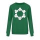 thumbnail image 2 of TaTaai Women’s St. Patrick‘s Day Print Round Neck Long Sleeve Pullover Sweatshirt Casual Loose Blouses Soft Polyester Tops Fall Winter Holiday Tees Gift, 2 of 6