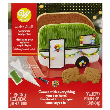(2 pack) (2 Pack) Wilton Build-it-Yourself Gingerbread Camper Decorating Kit