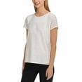 thumbnail image 2 of Calvin Klein Ladies' Stretch Textured Relaxed Fit Tee, X-Large, Soft White - NEW, 2 of 3