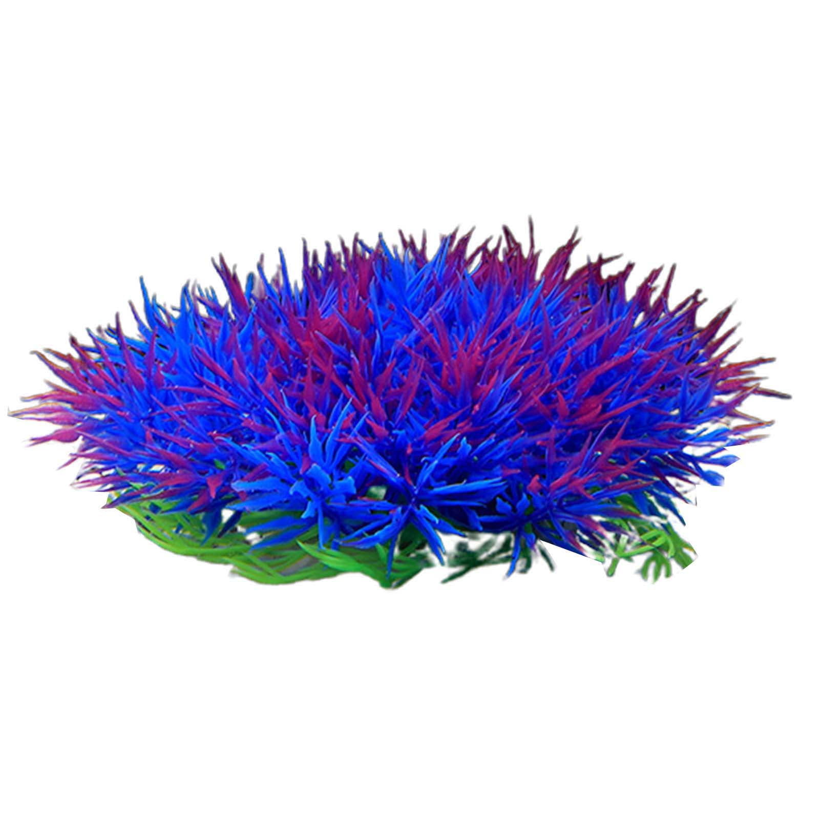 HEVIRGO Aquatics Plants Simulation Aquarium Decoration Plastic Fake Water Grass Ornaments for