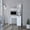 White, variant on Computer Desk With 3 Shelves And Flawless Office Storage Wood Artistic For Craft Work