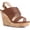 Brown, variant on Open Toe Platform Wedge Heel Sandals for Women Black Black 7
