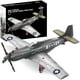 thumbnail image 1 of Apostrophe Games WW2 P-51 Mustang Fighter Plane Building Block Set – 258 -Pcs Building Toys Set – Plane Toy for Kids Older Than 10 and Adults – Compatible with All Building Bricks, 1 of 4