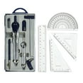 thumbnail image 2 of Siruishop Geometry Set Essential Geometry Tools Compass for Mechanical Engineer School Style B, 2 of 8