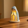 thumbnail image 6 of LED Praying Mother Mary Night Light - USB Rechargeable, Dimmable Warm White Soft Glow, Religious Decor for Home, Bedroom, Gift Idea (1 Count), 6 of 6