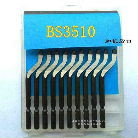 10Pcs Heavy Duty 3.2Mm Swivel Blade S35 Bs3510 , Deburring Blades, Vingence 219