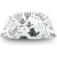 thumbnail image 4 of GZHJMY Cactus Pattern Pillow Cover 20 x 20 Inch, Soft Decorative Cushion Case Square Throw Pillow Cover for Sofa Living Room Couch Home Decor, 4 of 7