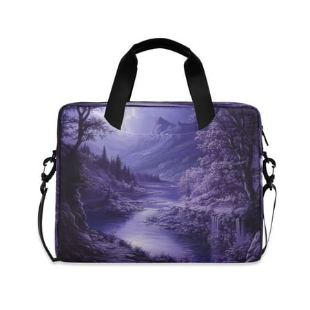 Laptop Bag Laptop Briefcase 15.7 x 3 x 11.8 Inches Laptop Bag Briefcases Laptop Storage Travel Laptop Bag Work Laptop Bag Purple River