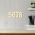 thumbnail image 2 of MLINS Large Wooden Numbers for Crafting, Decorative Wood Number Set for Projects and Home Decor, 2 of 8