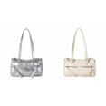 thumbnail image 1 of Bolso Hombro para Mujer PU Axila Multibolsillo Viajes Al Aire Libre (plateado), 1 of 7