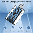 thumbnail image 4 of 2-in-1 Charging Cable for Samsung Galaxy Watch 8/7/6/5/4/3/Ultra & iPhone 16/15 Samsung Galaxy- 4FT 25W Fast Charger with USB-C Port, 4 of 8