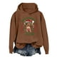thumbnail image 1 of WILLBEST Sudaderas Deportivas Mujer Invierno Navidad Vaca Santa Sudadera con Capucha Chica​​, 1 of 4