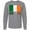 AC-Heather Grey, variant on Inktastic Ireland Flag Long Sleeve T-Shirt