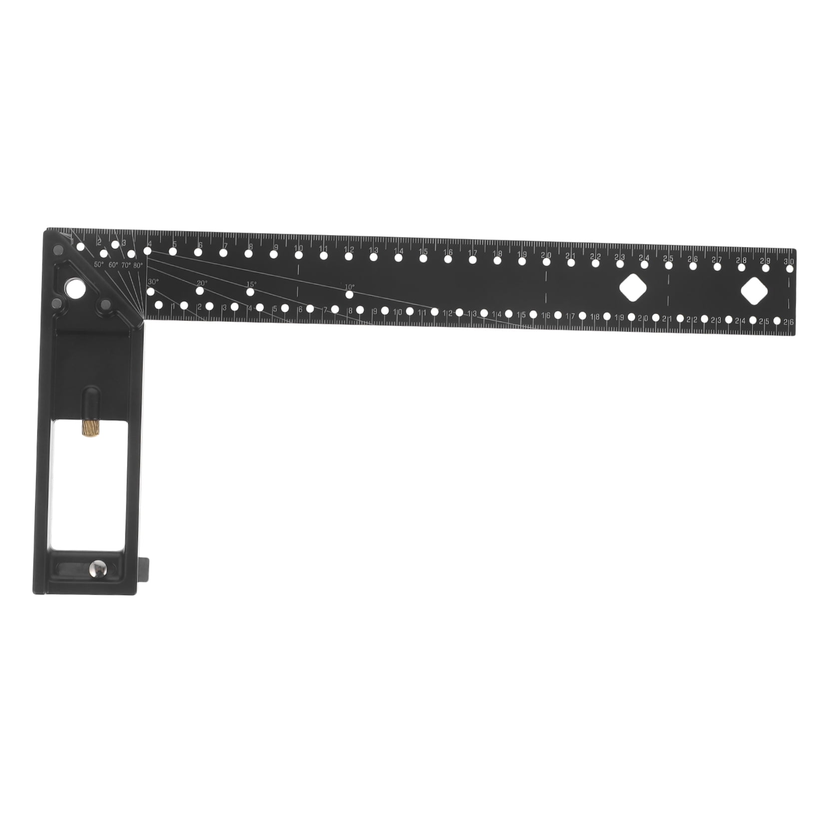 Swing Angles Protractor Woodworking Tool Angle Finder Rotatable Ruler for Work Projects