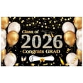 thumbnail image 1 of kjfeif 2026 Graduation Decorations, 43 x 70 Inch Congrats Grad Banner and Photography Background for Wall Home Decor, Large Sign for Grad Party Photo Booth, 1 of 9