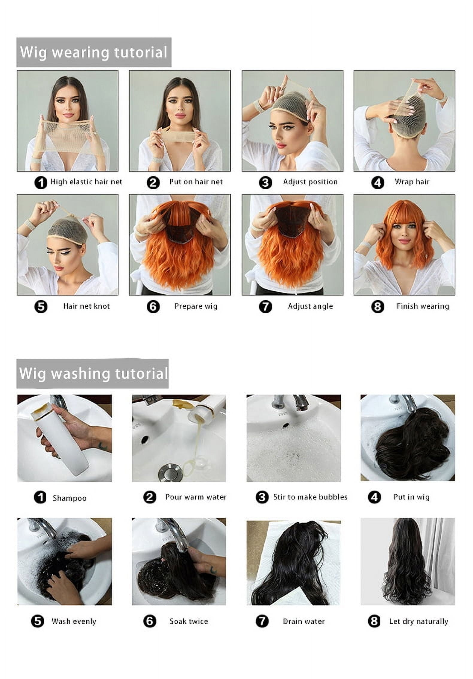 | Multiple Options | Cross-Border European and American Style Wig Long Curly Hair Female Bangs Big Wave Chemical Fiber Full-Head Wig Wig Wholesale
