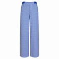 thumbnail image 5 of Cotton Sweatpants Women Hiking Cargo Pants Women Straight Leg Sweatpants for Women Capri Pants for Women Plus Size Stretchy Work Pants Wide Leg Cargo Pants for Women Blue S, 5 of 7