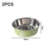 thumbnail image 2 of Comedero de acero inoxidable para perros, antideslizante, para perros medianos y grandes (paquete de 2), 2 of 5