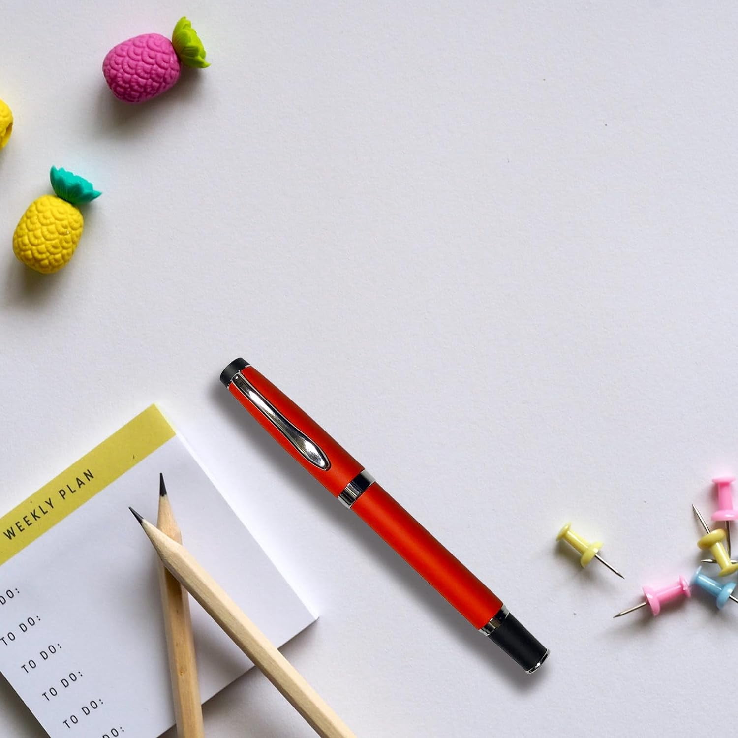 Gripper Rollerball Pen - Matt Orange with Anti Slip Grip (Budget Friendly Pen)