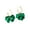 Dark Green, variant on Mightlink 1 Pair Rose Petal Drop Earrings Long Style Exaggerated Dangle Earrings Bright Color Earrings Jewelry Accessories