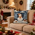 thumbnail image 3 of Cubiertas de Almohada de Navidad 45x45cm/17.72x17.72In - Decoración de Vacaciones Del Sofá Del Hogar, 3 of 6