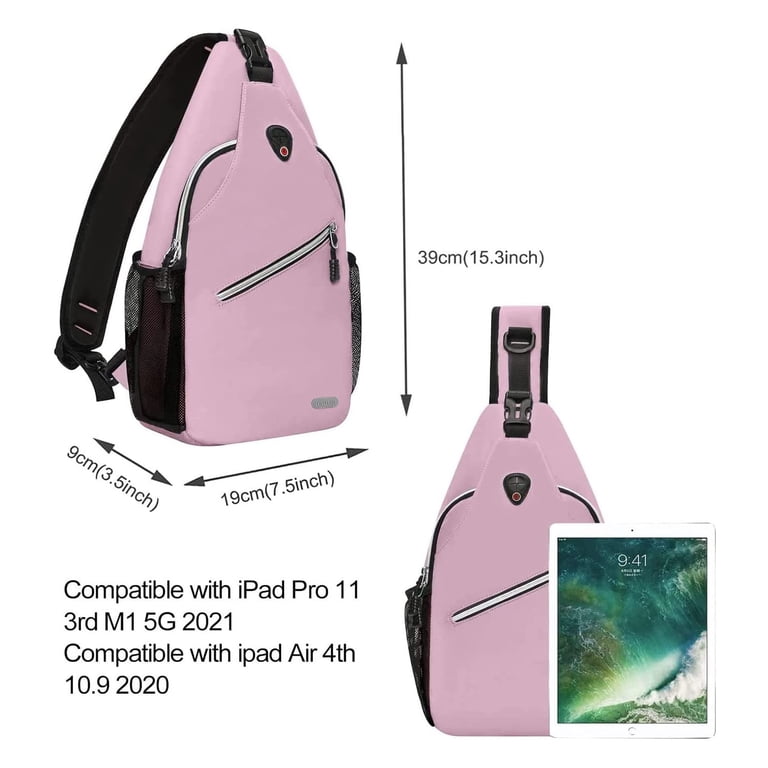 Mosiso Polyester Sling Backpack Travel Hiking Daypack 