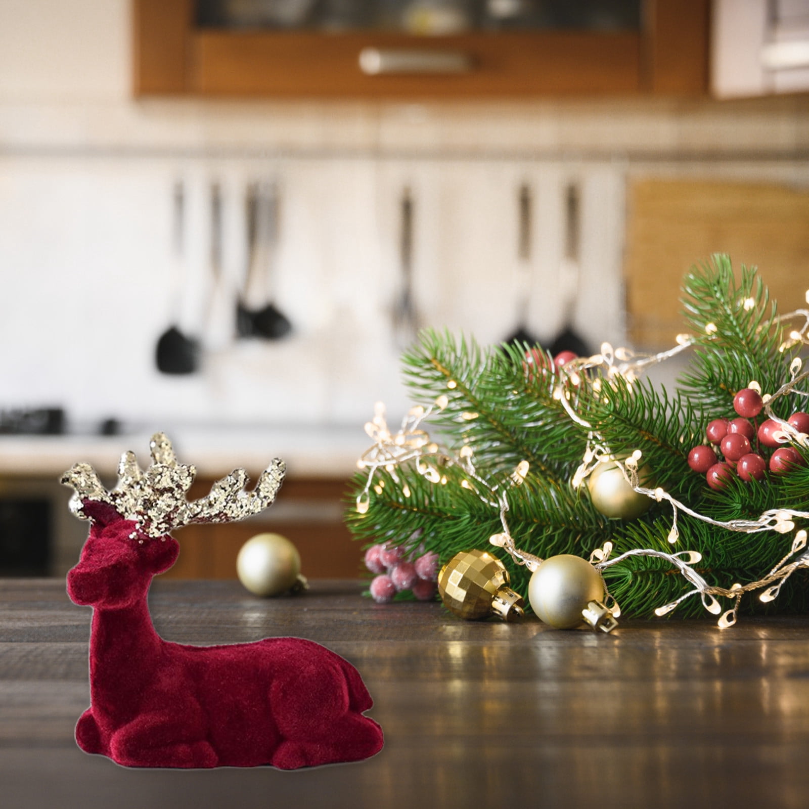 18 Décorations De Noël En Forme De Cerf à Suspendre - Transparentes, Légères, 4 Pouces (10 Cm) - Pour Sapin, Guirlande Ou Fenêtre