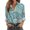 Sky Blue, variant on WTOBBY Floral Design Women's Button Down Long Sleeve Shirt, Classic Collar Casual Top, Comfortable Blouse for Work and Weekend, Seasonal Transition Piece,Beige L