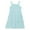 Light Blue, variant on Moocorvic Girls Dresses Spaghetti Strap Button Down Sleeveless Summer Casual Sundress A-line Dress with Pockets