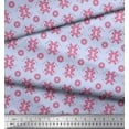 thumbnail image 2 of Soimoi Polyester Crepe Fabric Dot & Floral Artistic Fabric Prints by Yard 42 Inch Wide, 2 of 5