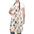 thumbnail image 3 of Artist Apron with Pockets Art Bib Apron Abstract Aprons for Women Men Watercolor Aprons Smocks Adjustable, 3 of 6