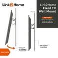 thumbnail image 4 of Link2Home Fixed TV Wall Mount for 20”-57” in. TVs,  Holds up to 88 lbs., 4 of 9