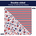 thumbnail image 6 of 4th of July Dog Bandana Reversible 2 Pack Small, Red White and Blue Dog Paw Star Patriotic Dogs Bandanas Set Adjustable Triangle Holiday Scarves for Memorial Day Small Medium Boy Girl Dogs, 6 of 6