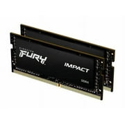 Kingston FURY Impact 64GB (2 x 32GB) 262-Pin DDR5 SO-DIMM DDR5 5600 (PC5 44800) Laptop Memory Model KF556S40IBK2-64