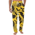 thumbnail image 4 of Domuza Halloween Pajama Pants for Men Casual Elastic Waist Drawstring Horror Funny Graphics Pjs Trousers Relaxed Fit Cute Wide Leg Lounge Sleepwear L, 4 of 5
