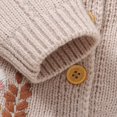 thumbnail image 5 of Generic Baby Girl Knit Cardigan Sweater Embroidery Doll Collar Knitwear Coat Toddler Fall Winter Clothes Baby Girl Autumn and Winter Knitted Cardigan Sweater, 5 of 5